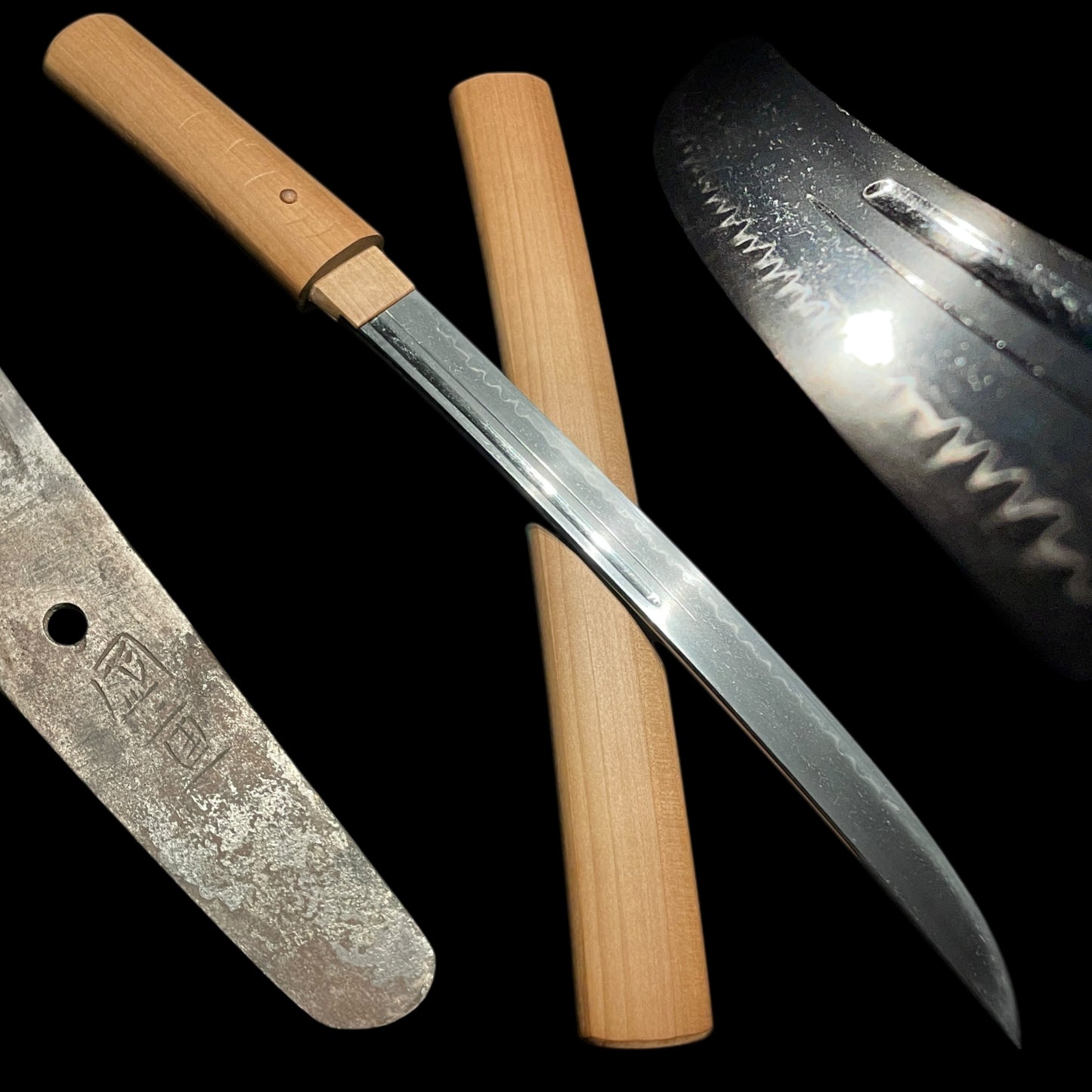 Kunishige 国重 signed, Sunnobi Tanto 寸延短刀, Muromachi period