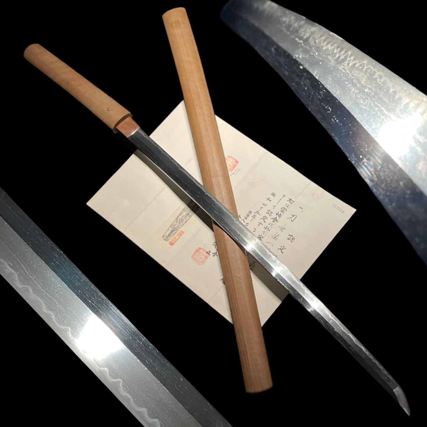 Echizen Kanemasa KATANA, Early Edo period, NBTHK Certificate