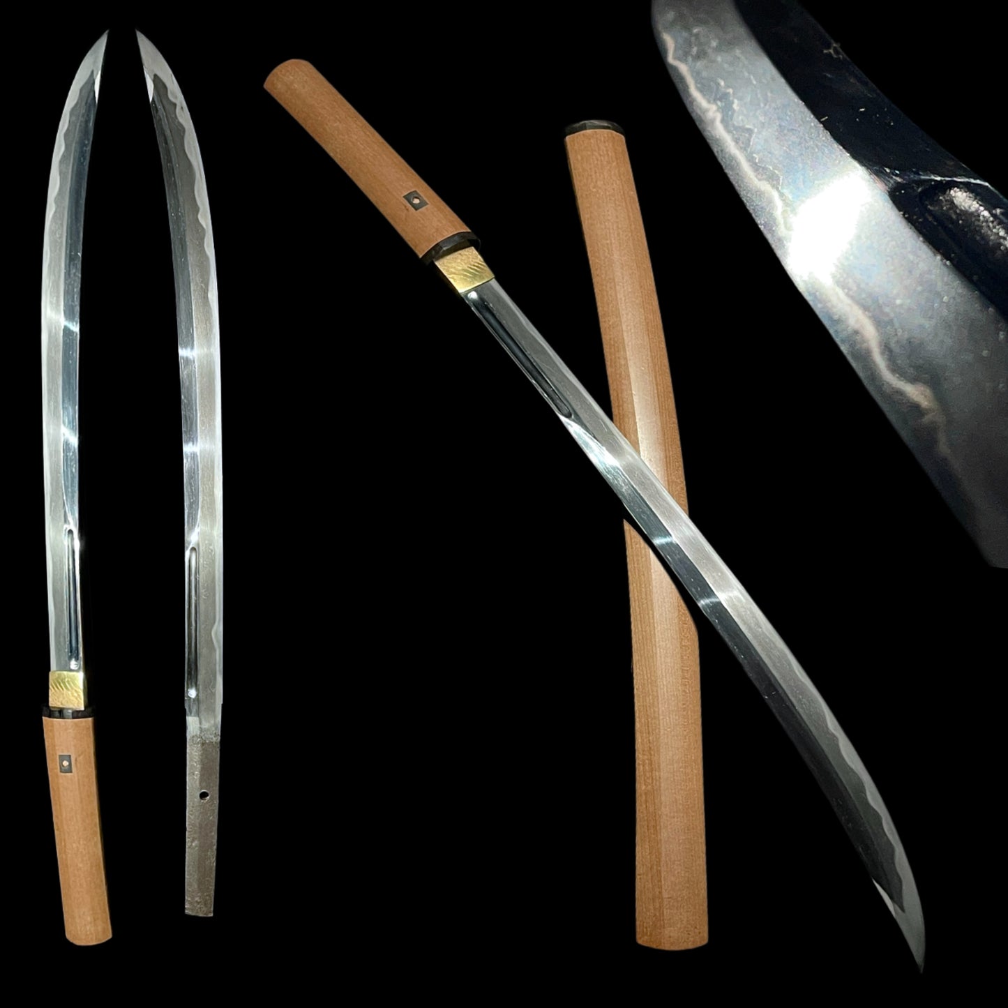 Long NAGINATA-NAOSHI 薙刀直し WAKIZASHI, Muromachi period mumei