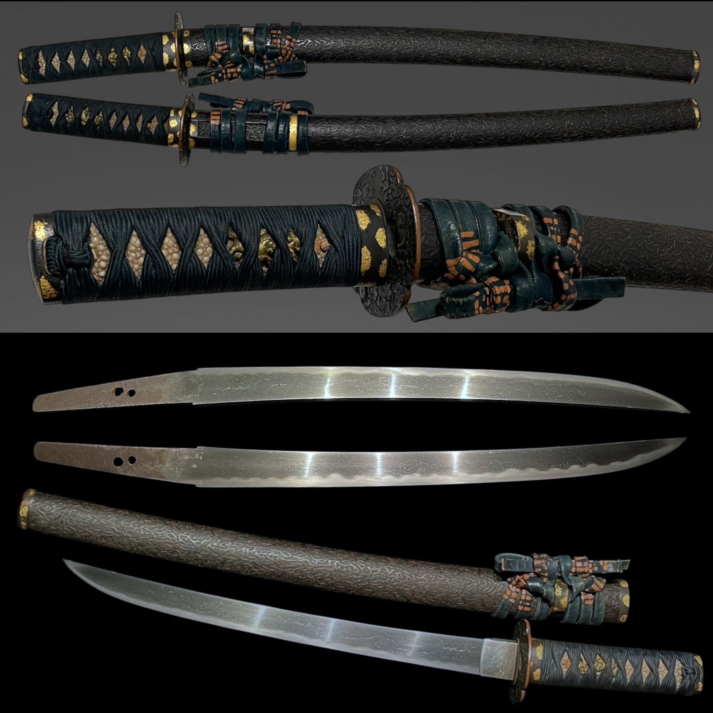 Kanesugi 兼杦 signed Sunnobi-TANTO 寸延短刀, Late Muromachi period