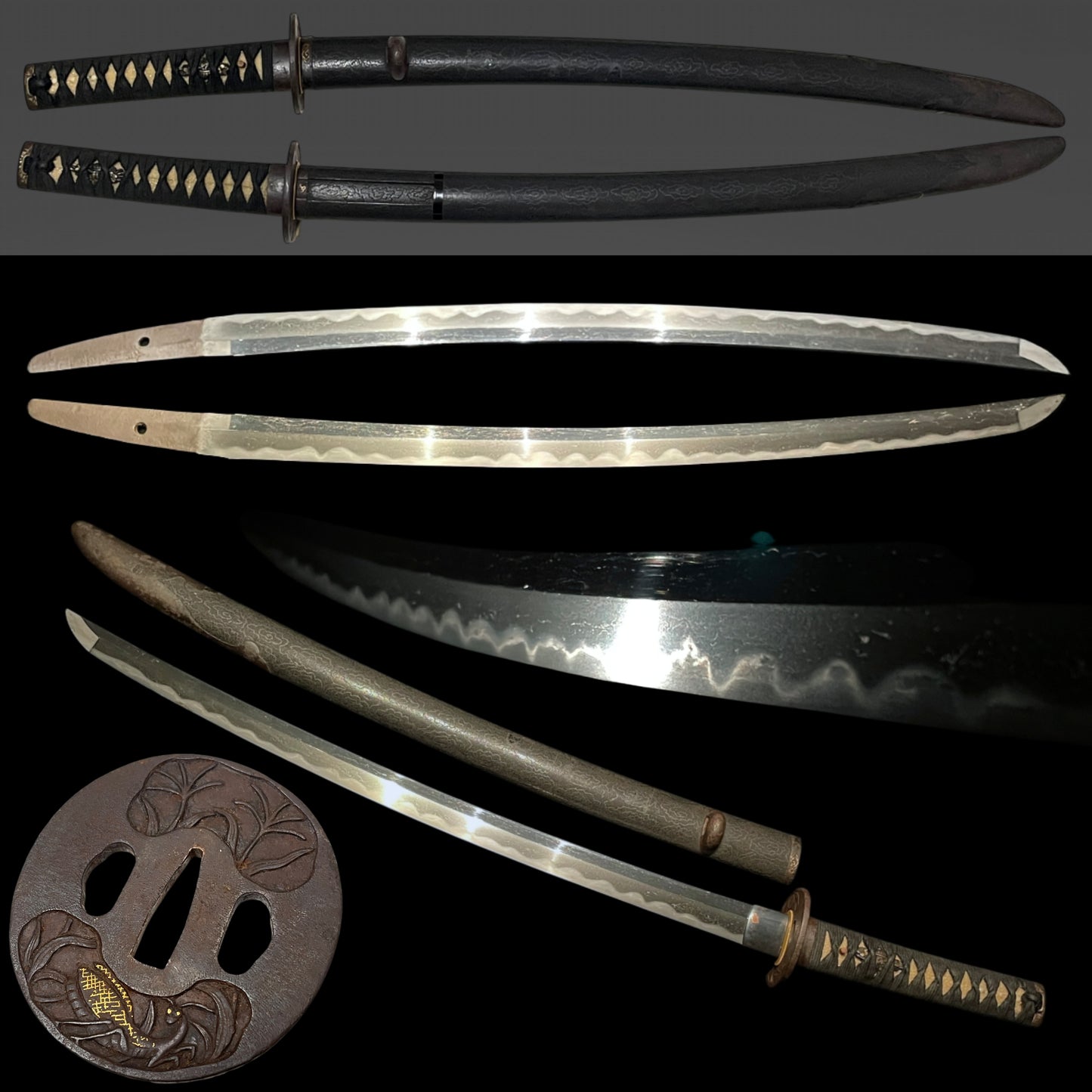 Toppei Koshirae 突兵拵 Long Wakizashi, Mantis Tsuba 蟷螂鍔,  Bishuju Morimitsu 備州住守光 signed