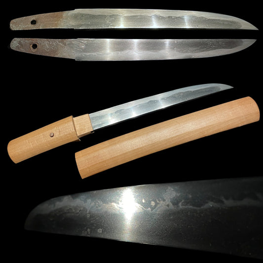 Bold Hamon TANTO, Thick blade, Edo period mumei
