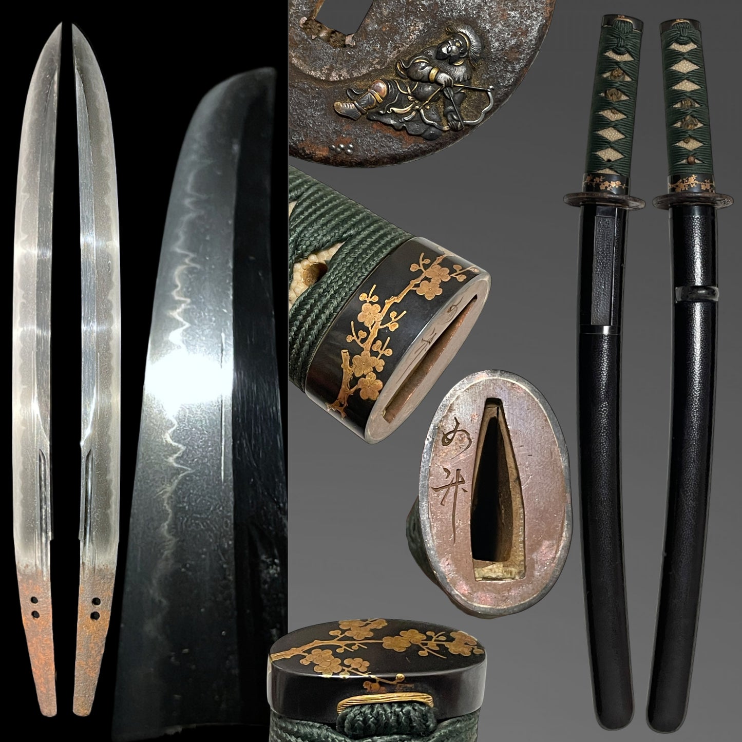 Naginata-Naoshi Zukuri 薙刀直造 Wakizashi, Miharaju Masaie 三原住正家 signed, Edo period