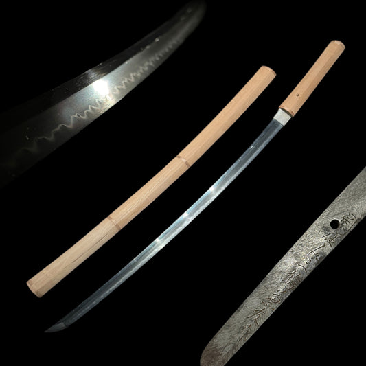 Heavy KATANA, Sekijunin Miwa Kanetomo 関住人三輪兼友作 signed, Showa period