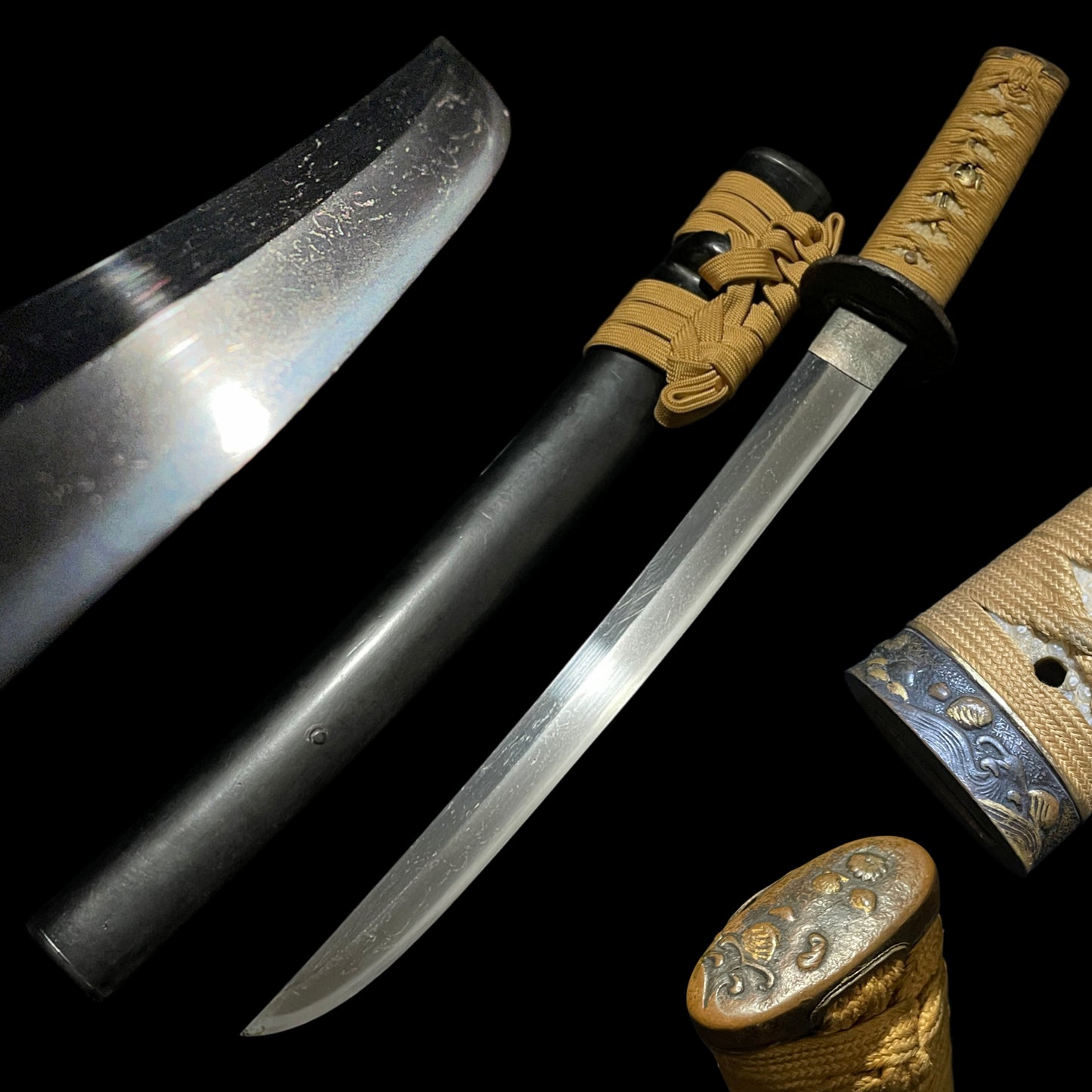 Shobuzukuri 菖蒲造 Short Wakizashi, Edo period mumei