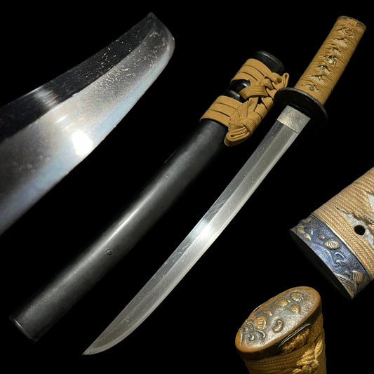 Shobuzukuri 菖蒲造 Short Wakizashi, Edo period mumei