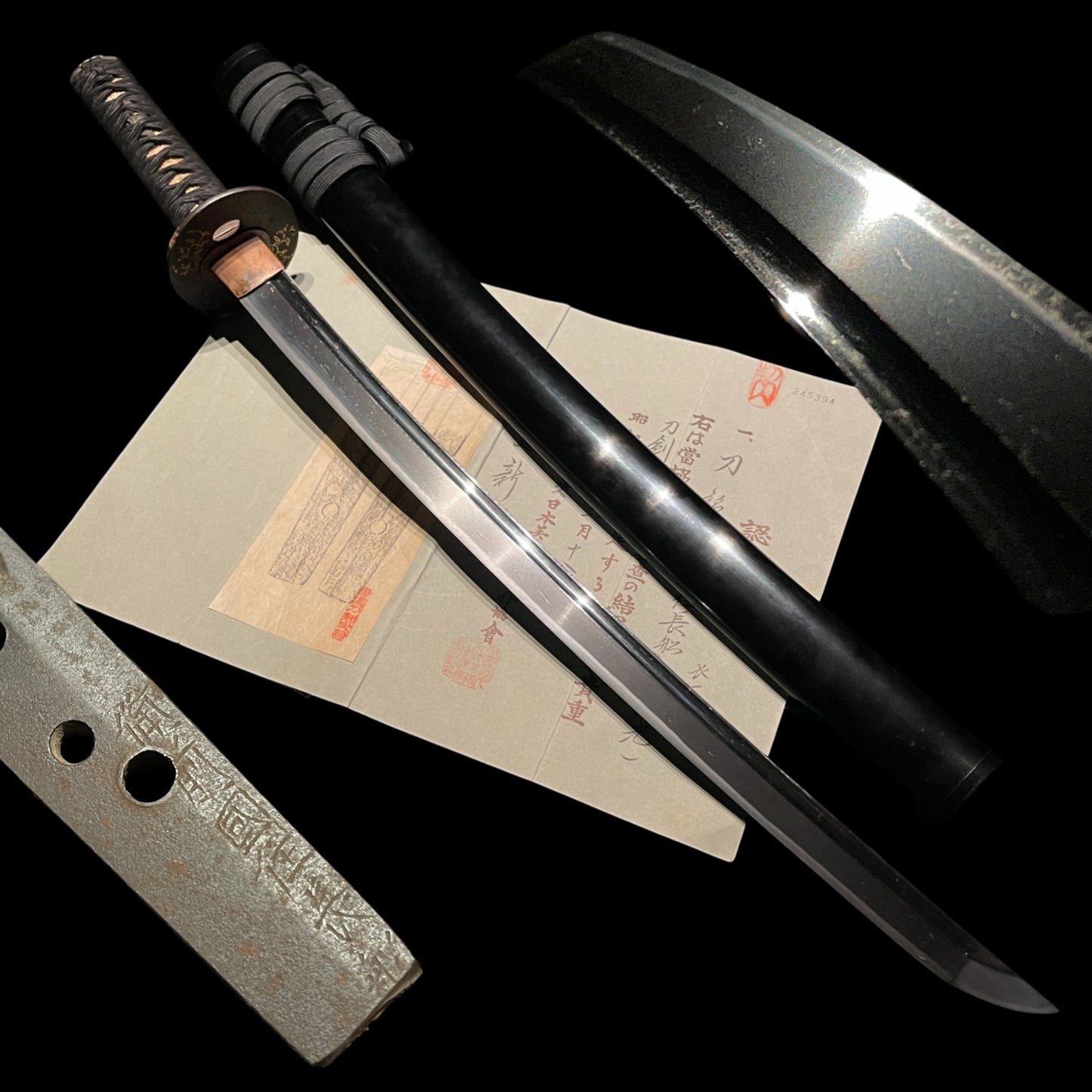 Bizenkokuju Osafune Harumitsu 備前国住長船治光 1536 Wakizashi, Suebizen 末備前, Muromachi period
