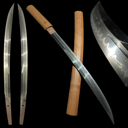 NAGINATA-NAOSHI 薙刀直 Wakizashi, Muromachi period mumei