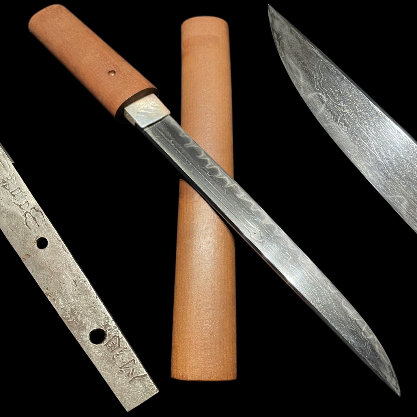 Suken Horimono 素剣彫物, Kanesada 兼定 signed TANTO, Muromachi period