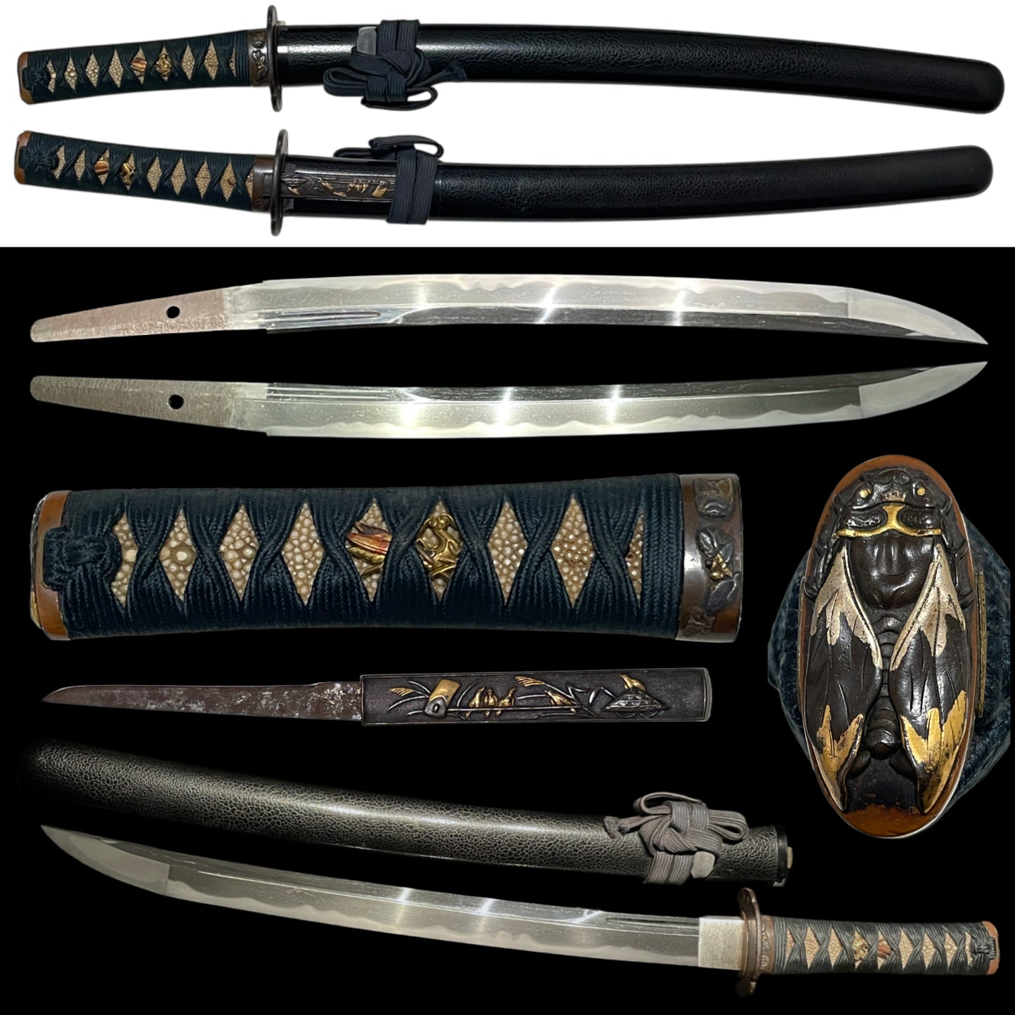 Ookissaki Nagamakinaoshi-Zukuri 長巻直造 Wakizashi, Ecchunokami Takahira signed