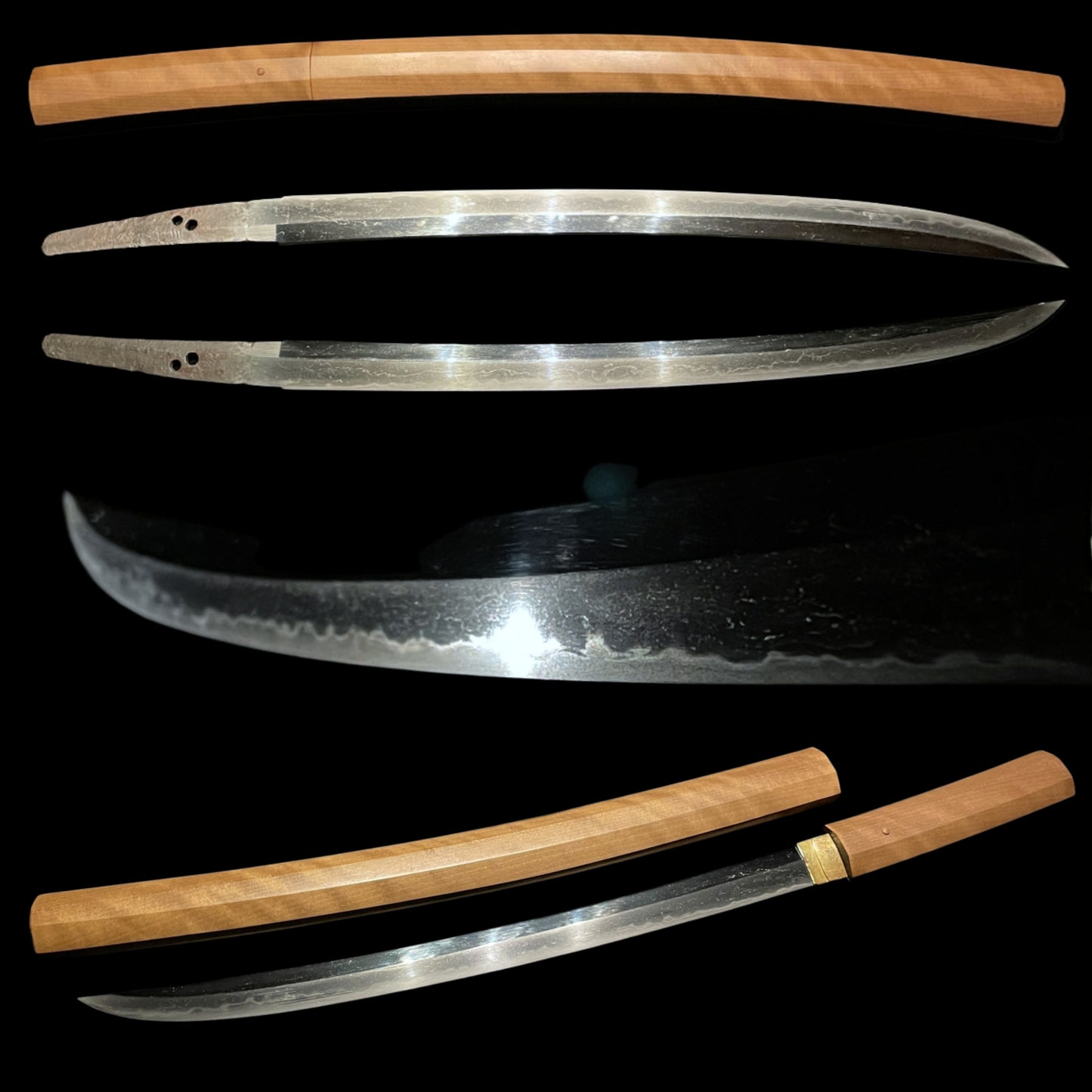Naginata Naoshi Style, Kaneuji 兼氏 signed, Shobuzukuri Wakizashi, Muromachi period