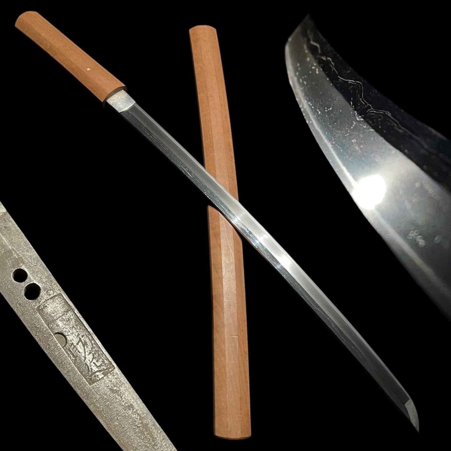 GAKUMEI 額銘 Sukenobu 助延 signed Wakizashi, Muromachi period