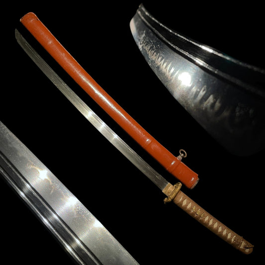 Amazing Hamon Ryakushiki-GUNTO 略式軍刀, WW2 Japanese Army Officer Sword