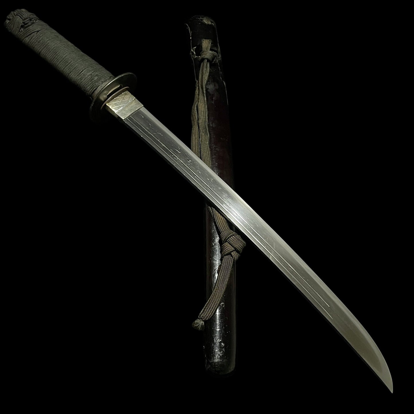 Hirazukuri Wakizashi 平造脇差, Wide Blade, Edo period mumei