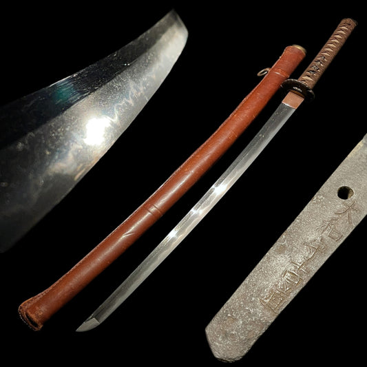 Ryakushiki GUNTO 略式軍刀, Yamatonokami Yoshimichi 大和守吉道 signed, Japanese Army Sword