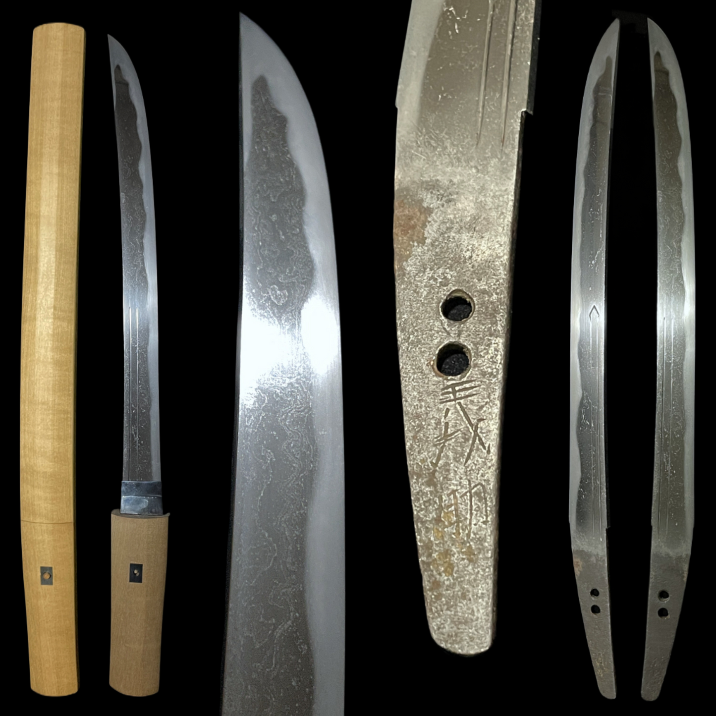 Gisuke 義助 signed Sunnobi-Tanto 寸延短刀, Muromachi period