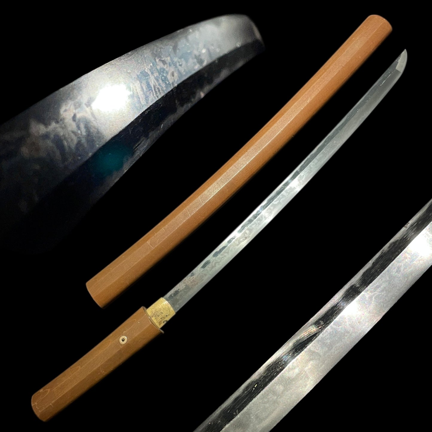 Hitatsura 皆焼 Wakizashi, Munechika 宗近 signed, Edo period