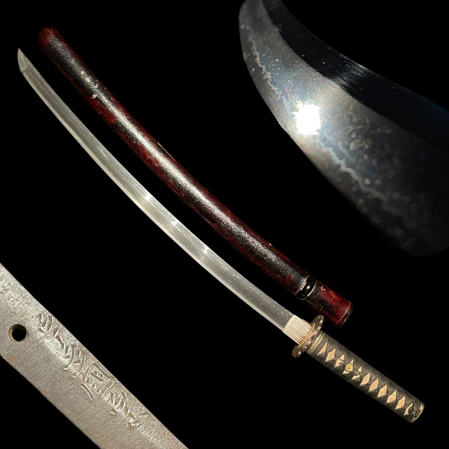 Uda Kunimune 宇多国宗 signed Wakizashi, Muromachi period