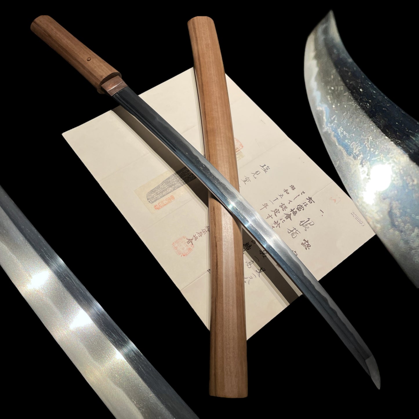 Takada 高田 BUNGOTO 豊後刀 Wakizashi, Koshibi 腰樋, Edo period, NBTHK Certificate