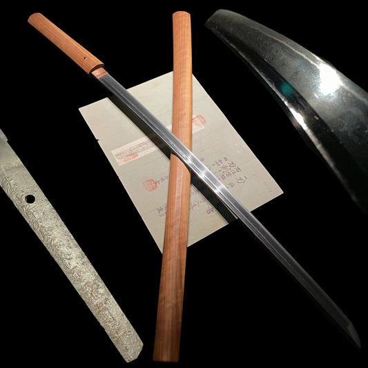 Hokyo Iganokami Nyudou Minamoto Kikuhira 法橋伊賀守入道源菊平 signed KATANA, Edo period