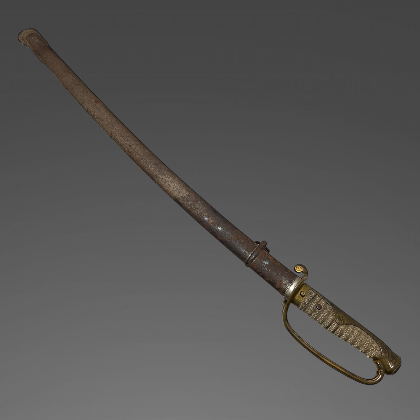 Kyu GUNTO 旧軍刀, Sabre Style Imperial Japanese Army Sword, WW1-WW2