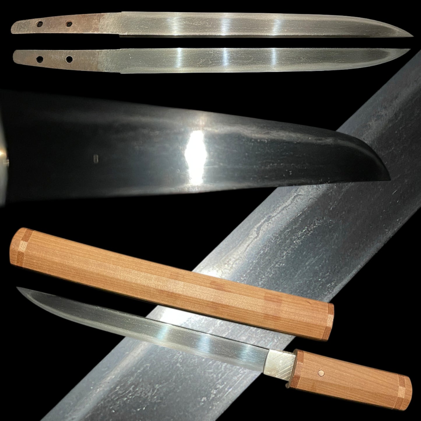 Masamehada 柾目肌 TANTO, Kuni 國 signed, Edo period