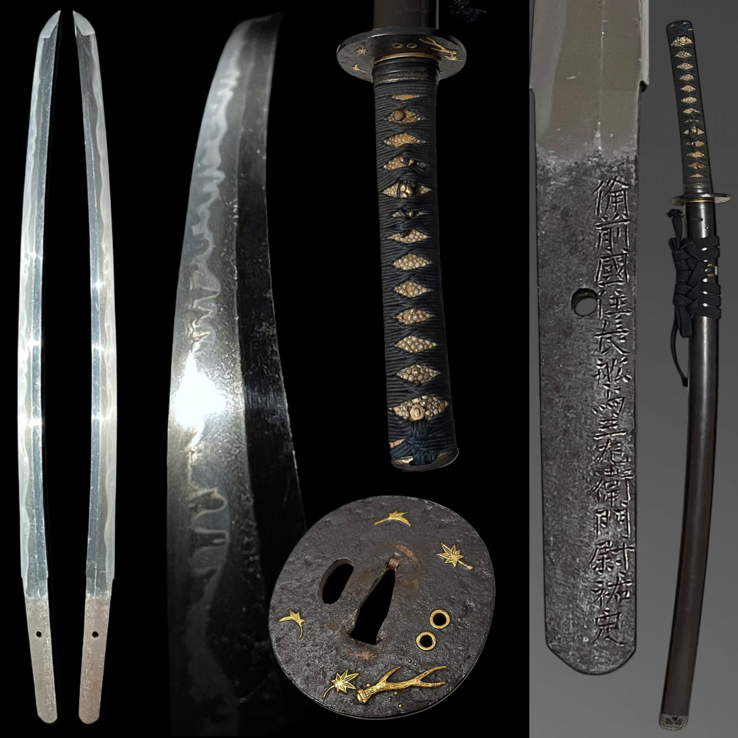 Bizenkokuju Osafune Yosozaemonnojo Sukesada September 1540 signed Long Wakizashi