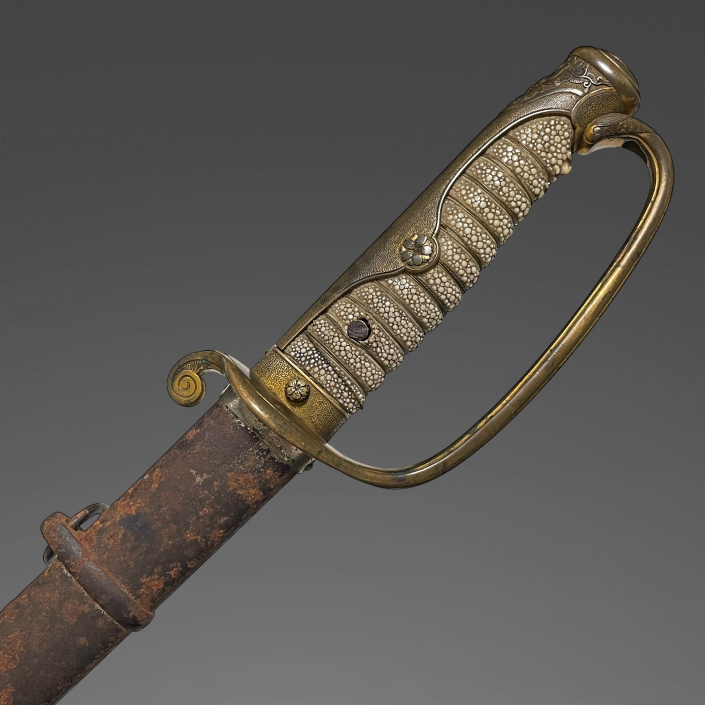 Kyu GUNTO 旧軍刀, Sabre Style Imperial Japanese Army Sword, WW1-WW2