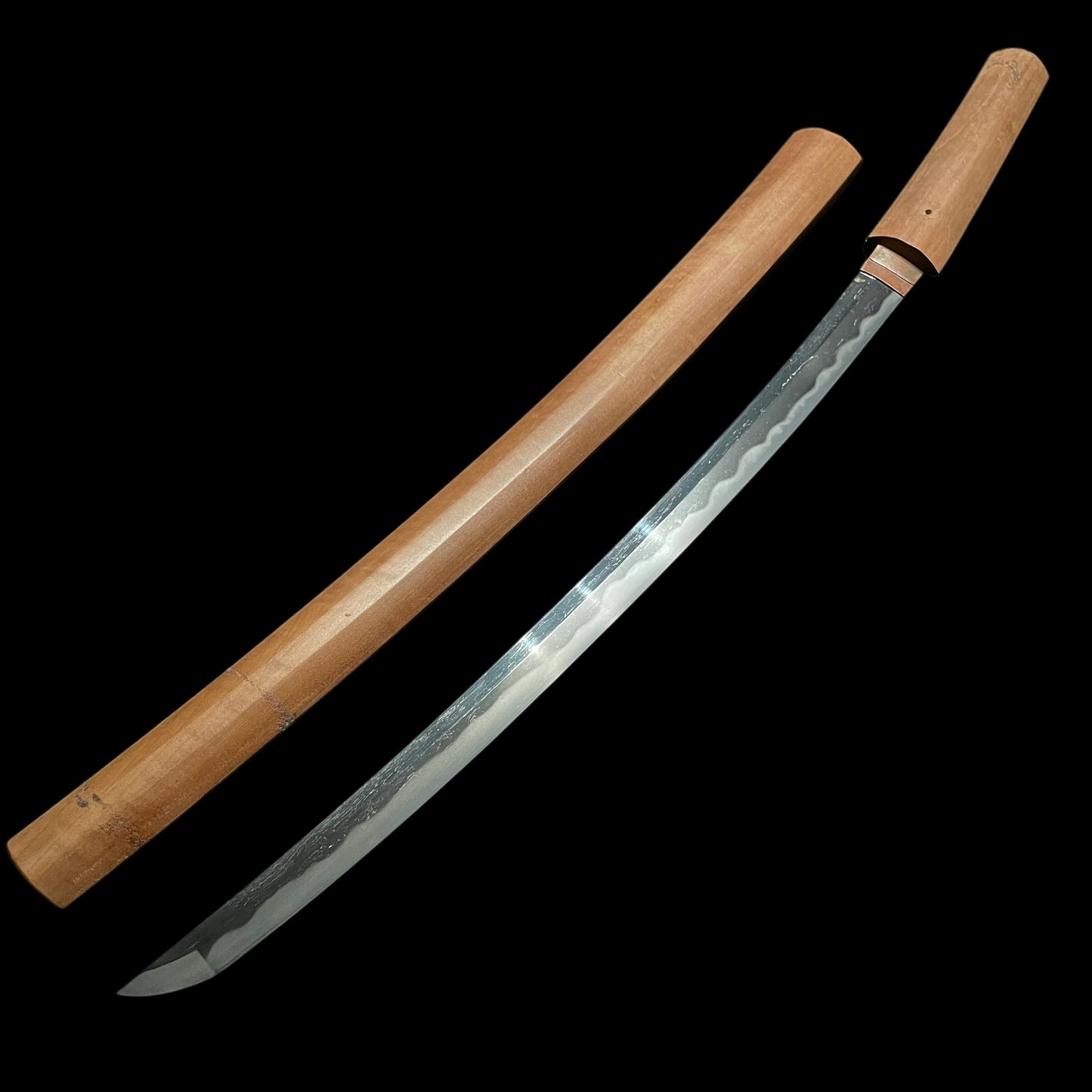 Long Wakizashi in Shirasaya, Late Muromachi period