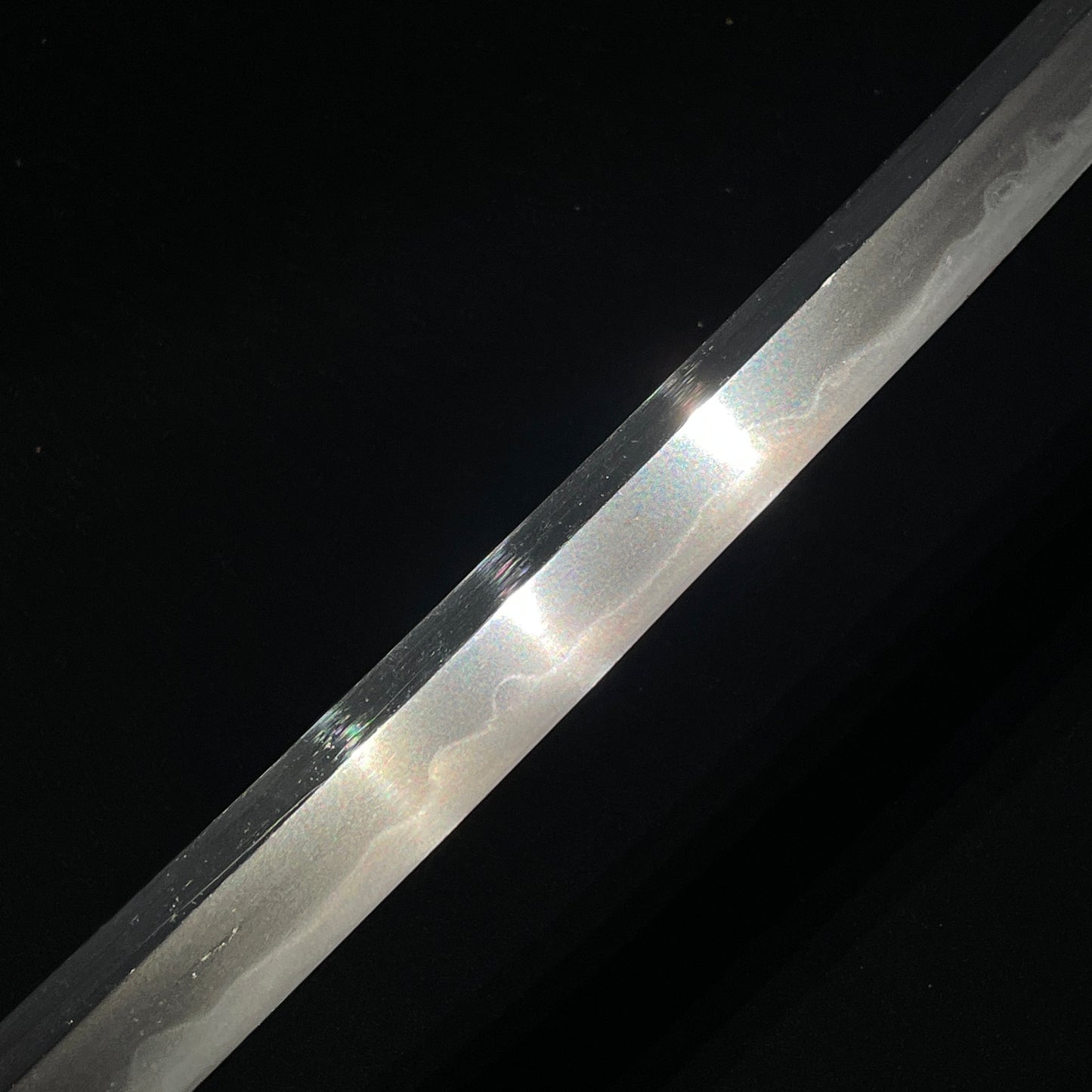 Thundercloud 雷雲 Fuchikashira Long Wakizashi, Peony and Butterfly Tsuba