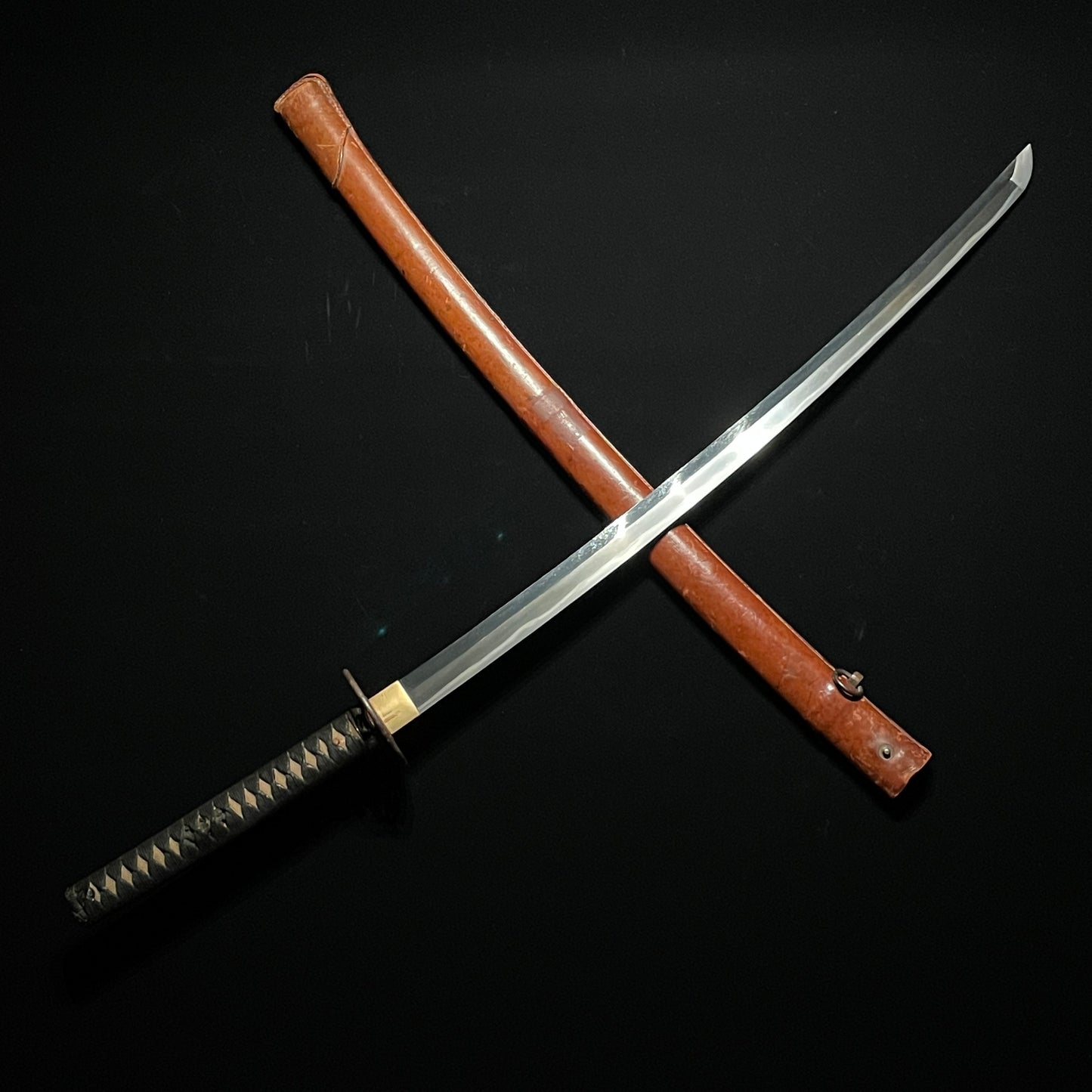 Long Ryakushiki GUNTO, Extremely heavy blade, Japanese Army Officer Sword