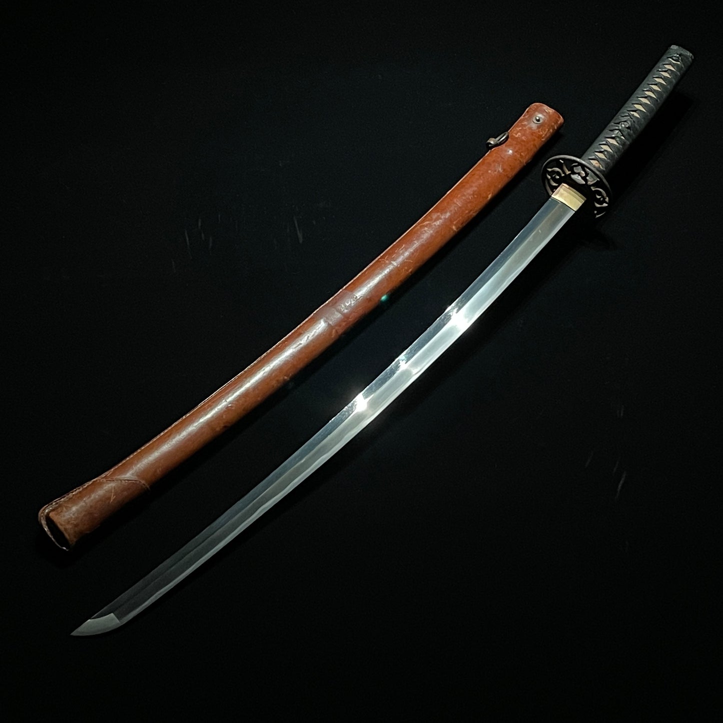 Long Ryakushiki GUNTO, Extremely heavy blade, Japanese Army Officer Sword