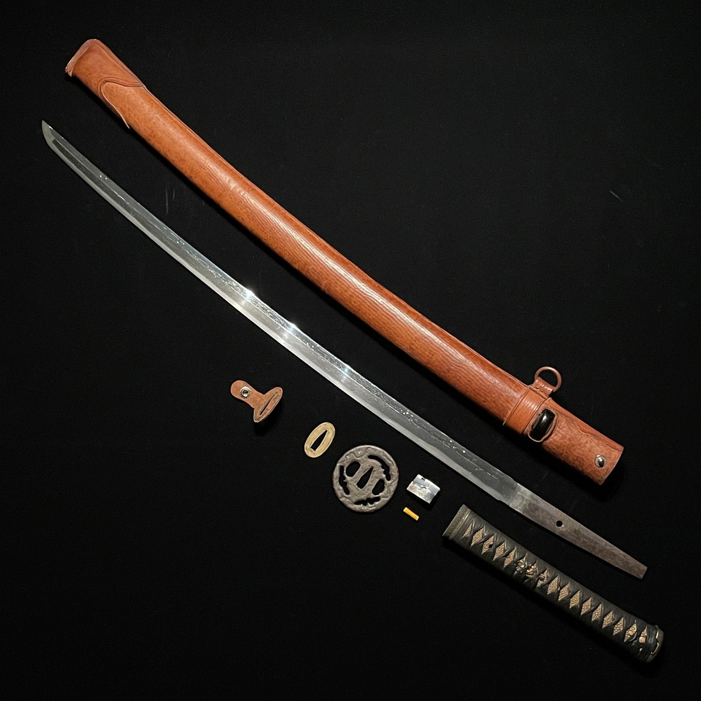 Ryakushiki-GUNTO, WW2 Japanese Army Officer Sword, Traditional Edo Period Blade