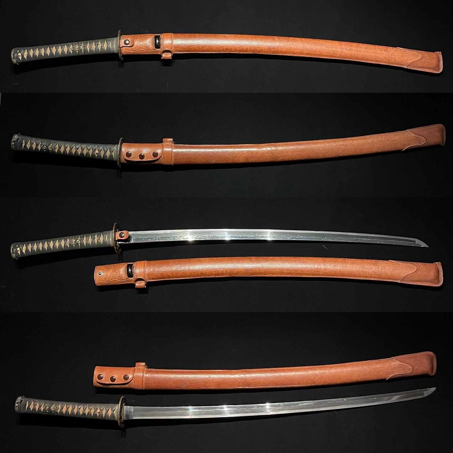 Ryakushiki-GUNTO, WW2 Japanese Army Officer Sword, Traditional Edo Period Blade