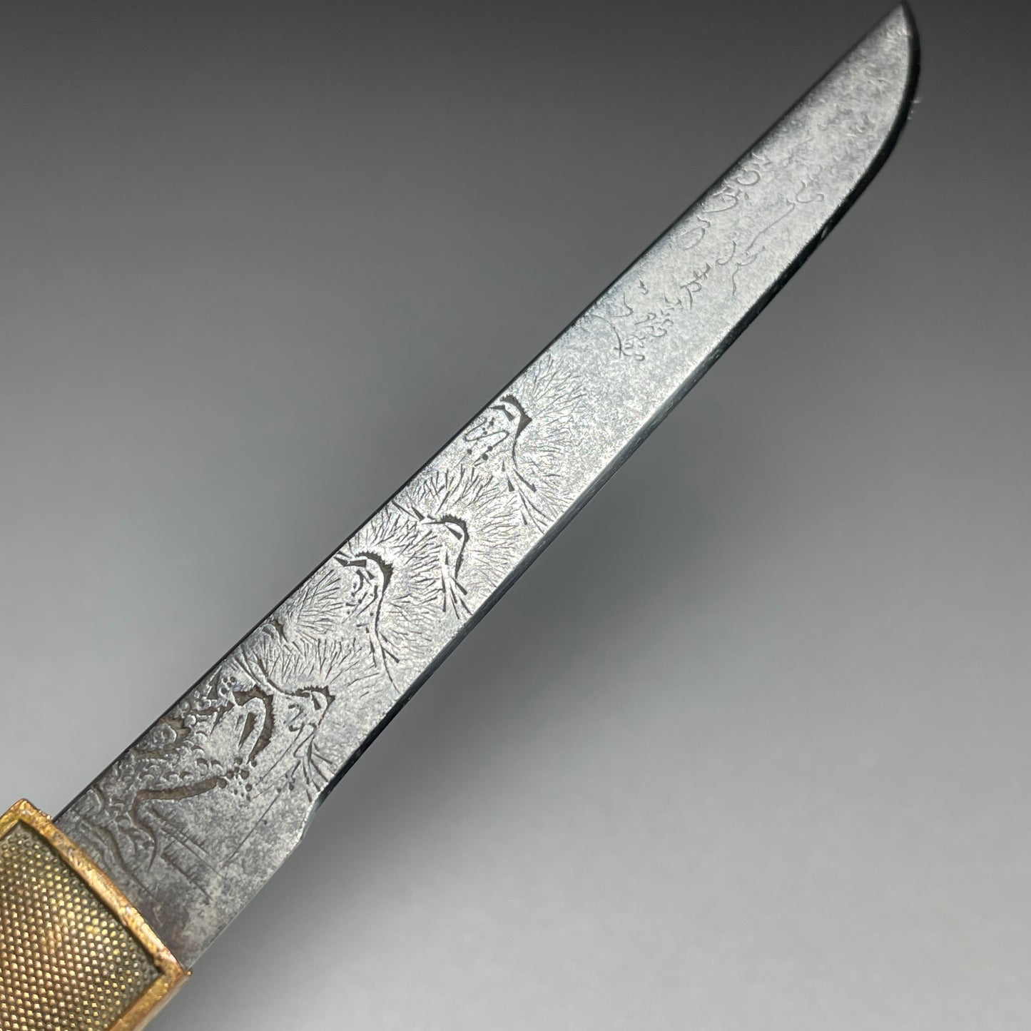 Sculpture bladder Brass KOZUKA, Edo peroid