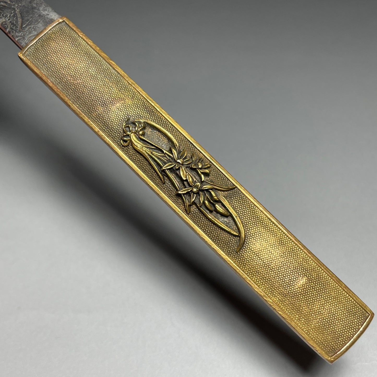 Sculpture bladder Brass KOZUKA, Edo peroid