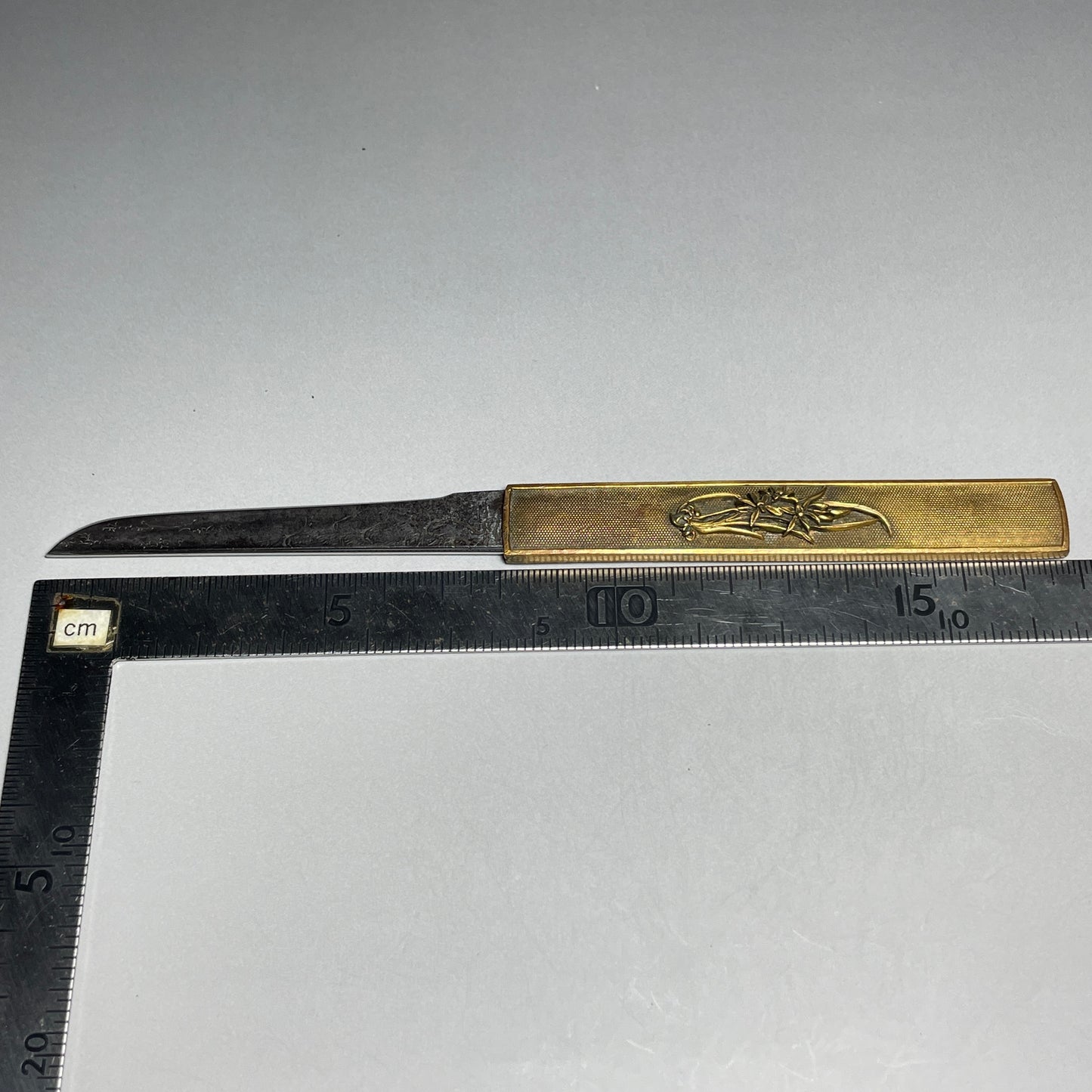 Sculpture bladder Brass KOZUKA, Edo peroid