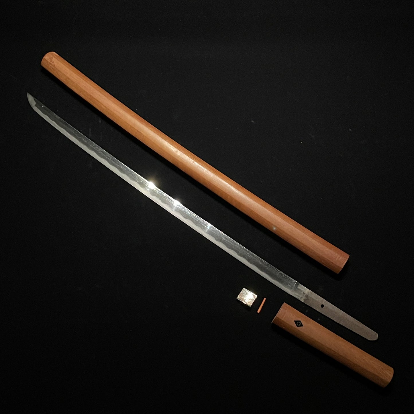 Gunome Midare Hamon, Shirasaya KATANA, Early Edo period mumei