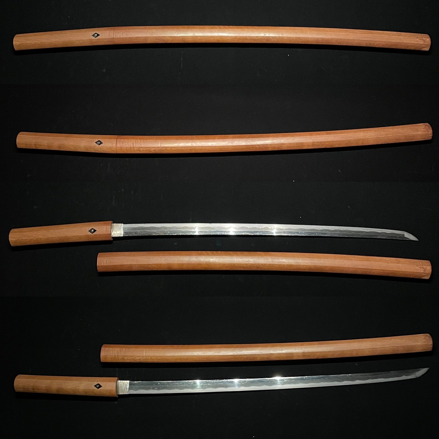 Gunome Midare Hamon, Shirasaya KATANA, Early Edo period mumei