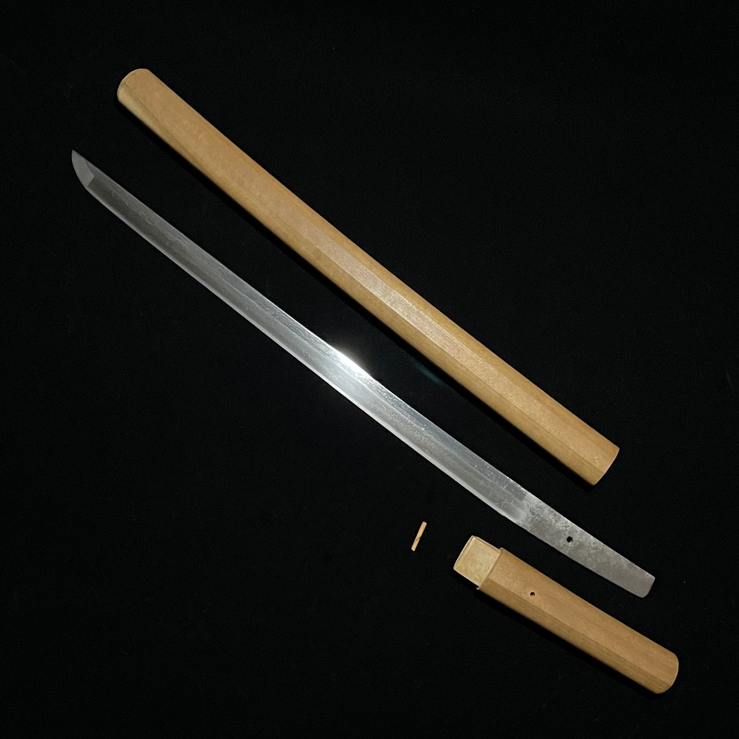 Straight Wakizashi, Muromachi period, Oosuriage mumei