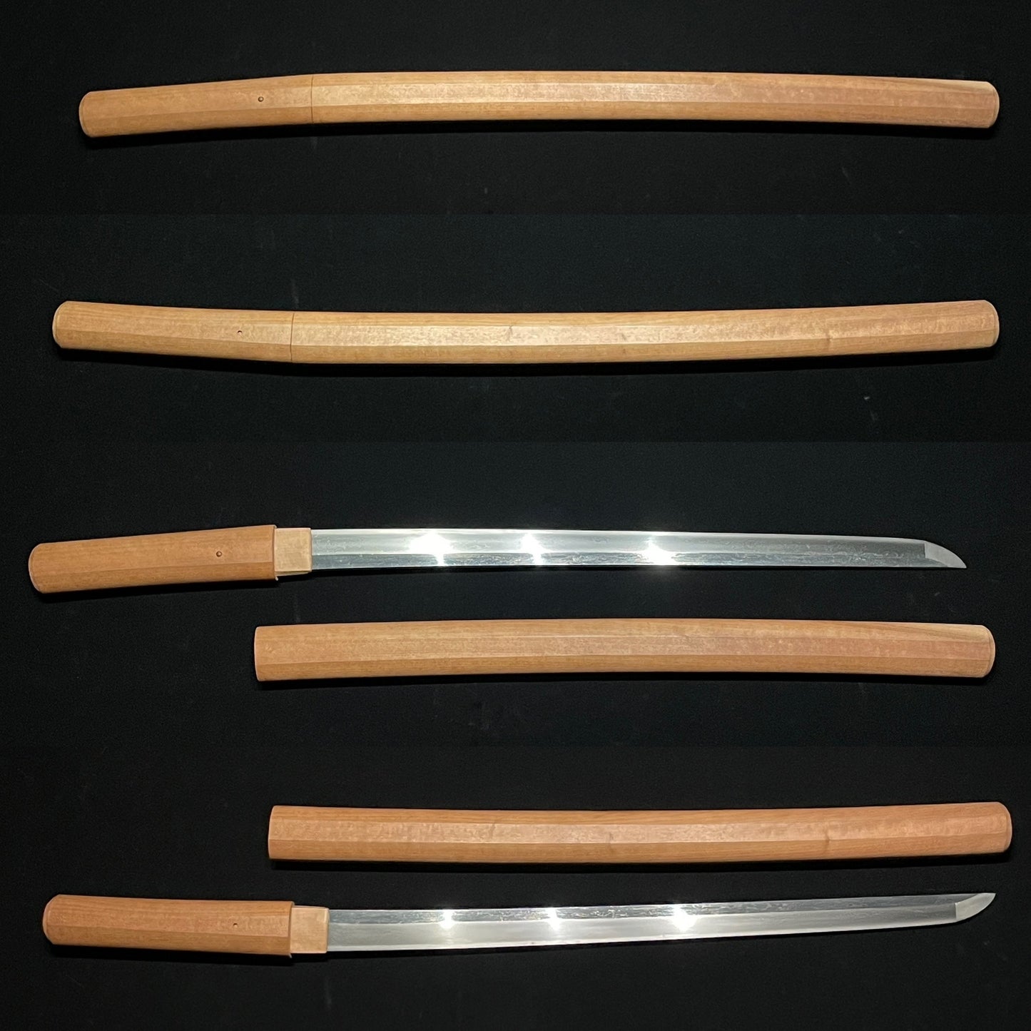 Straight Wakizashi, Muromachi period, Oosuriage mumei