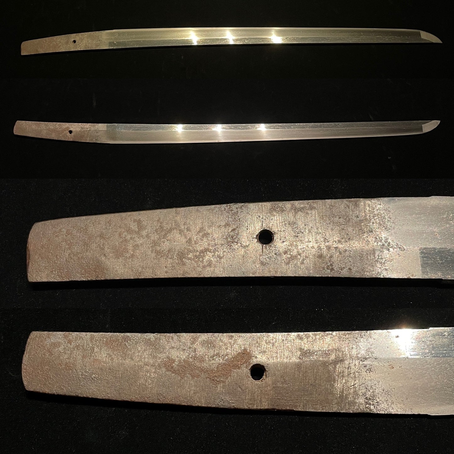 Straight Wakizashi, Muromachi period, Oosuriage mumei