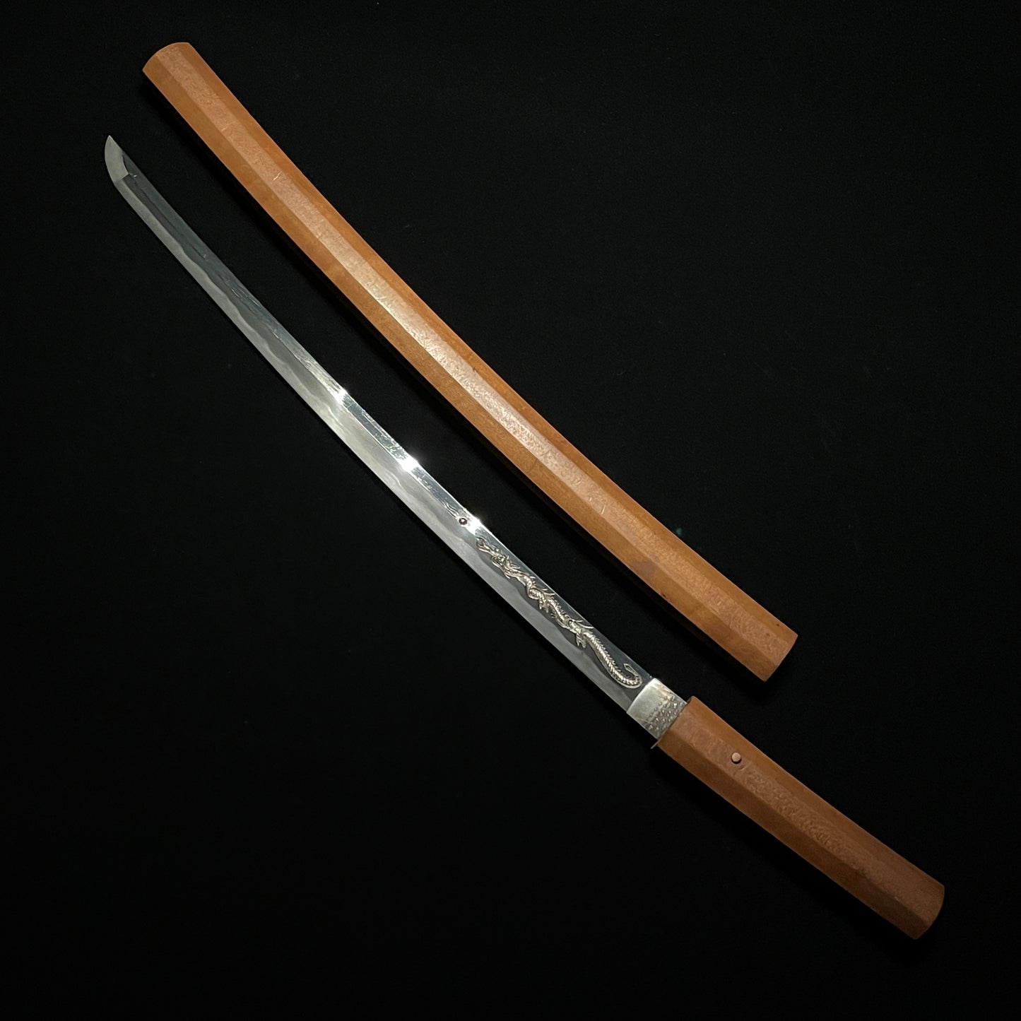 HORIMONO Tamaoi-Ryu Dragon Wakizashi, Edo period mumei