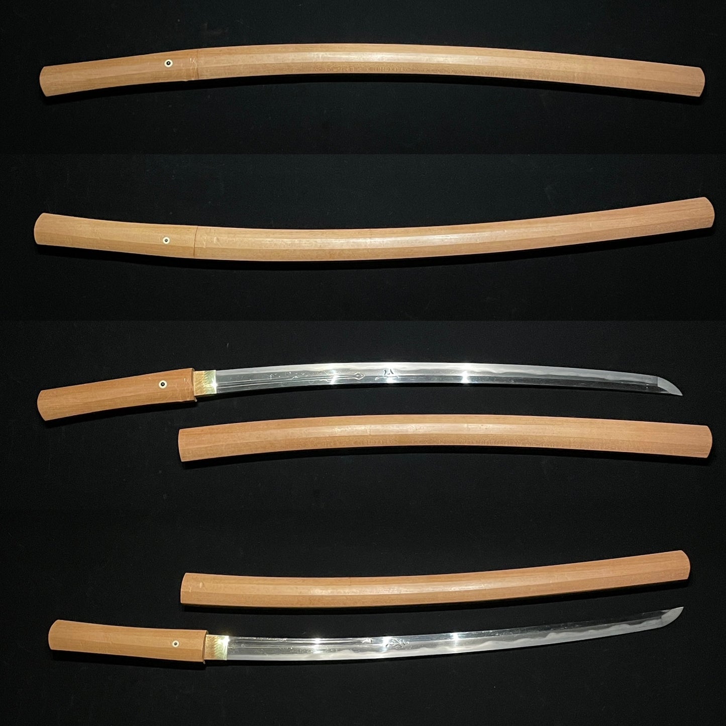 Suken Bonji HORIMONO, Long Wakizashi, Doi Shinryo, Edo period