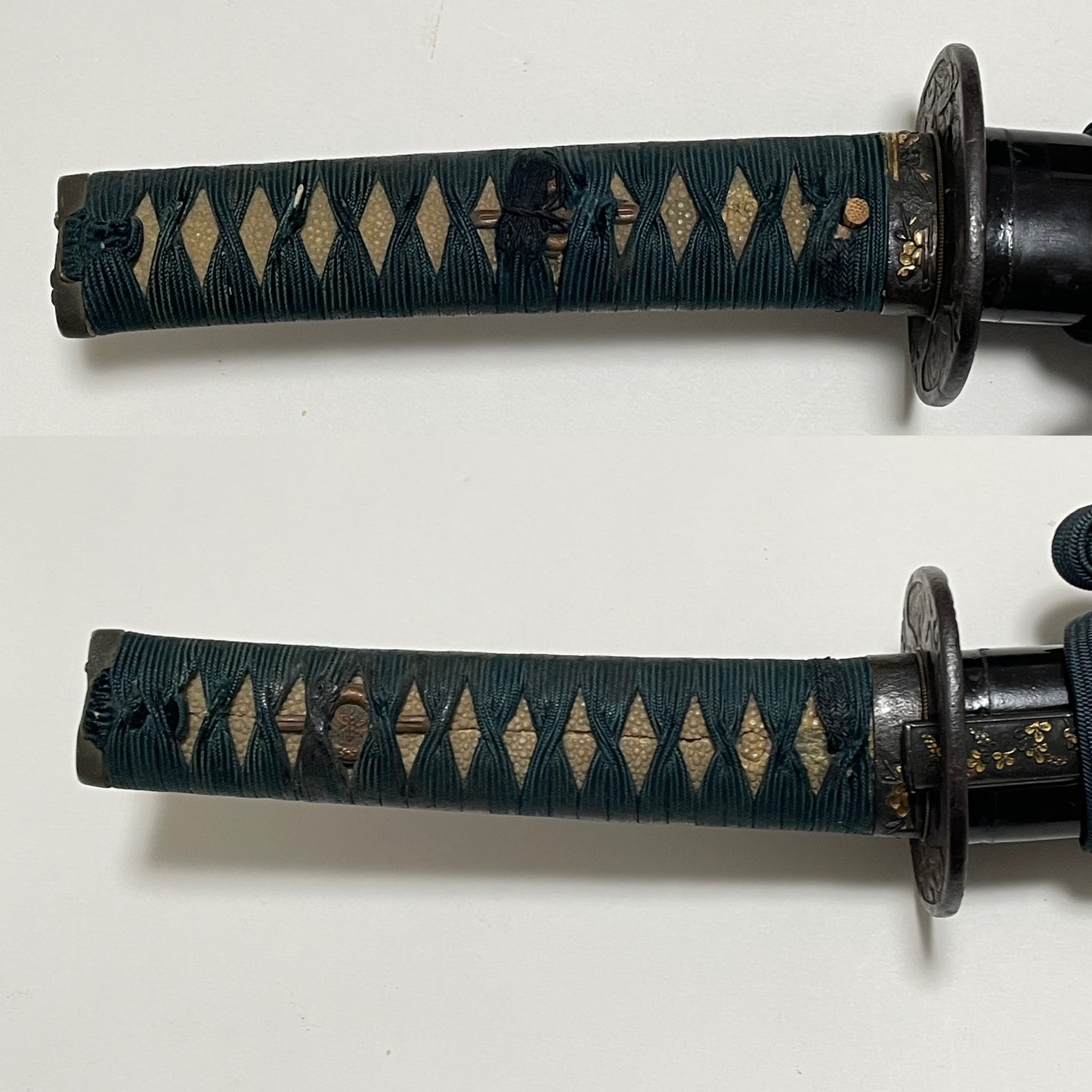 KATAKIRIHA-ZUKURI Kaifuto Wakizashi, with KOZUKA, Edo period mumei