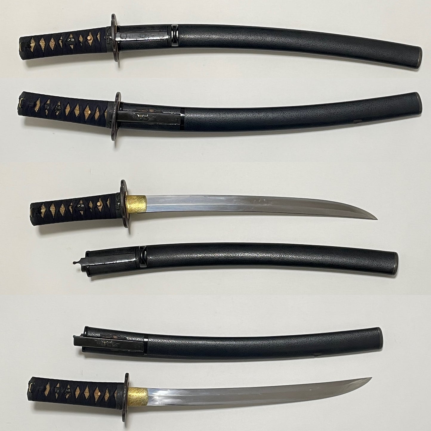 KOTO Mihara Wakizashi, SDragon Fuchikashira, with KOZUKA KOGAI, Muromachi period