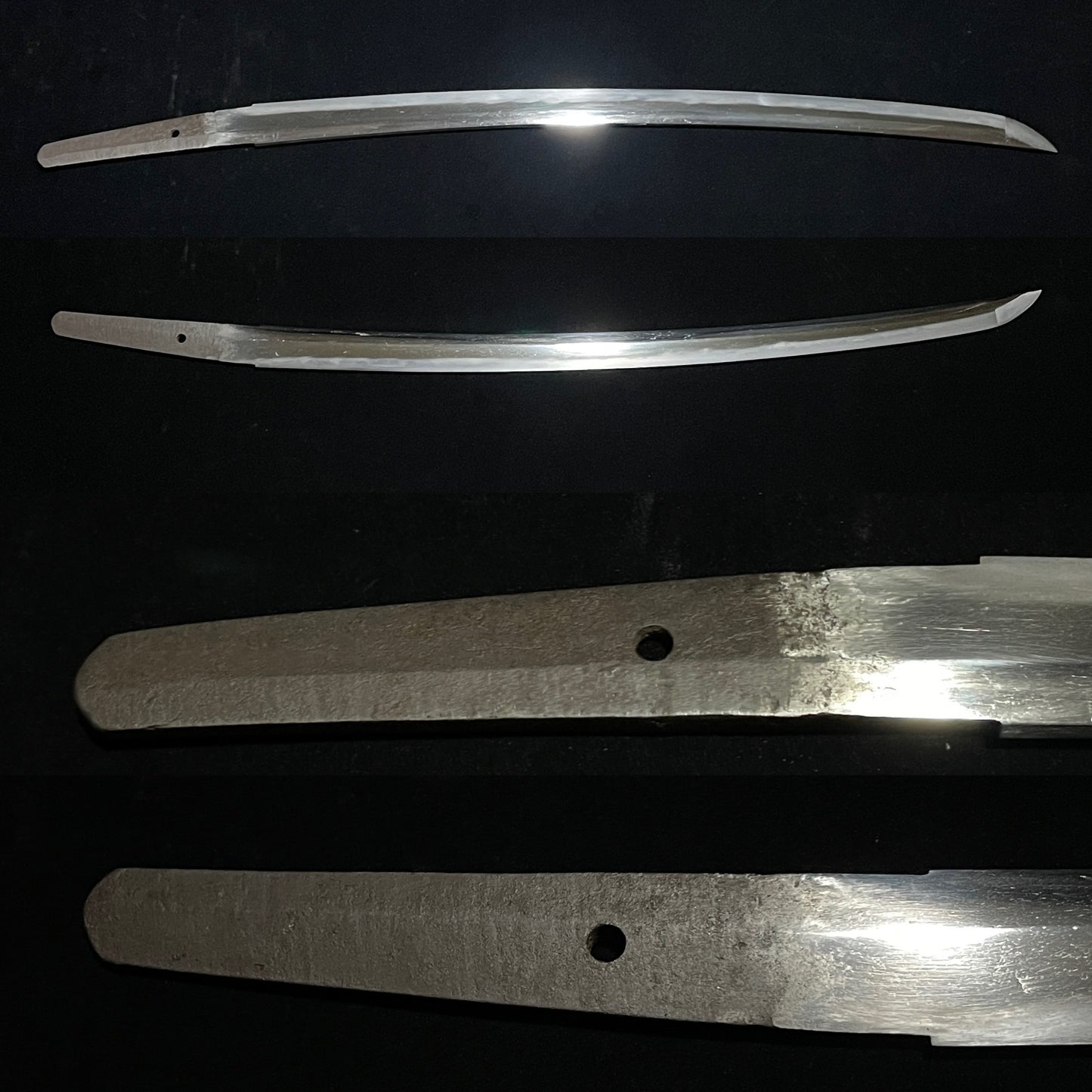 Komidare-Hamon Shirasaya Long Wakizashi, Edo period mumei