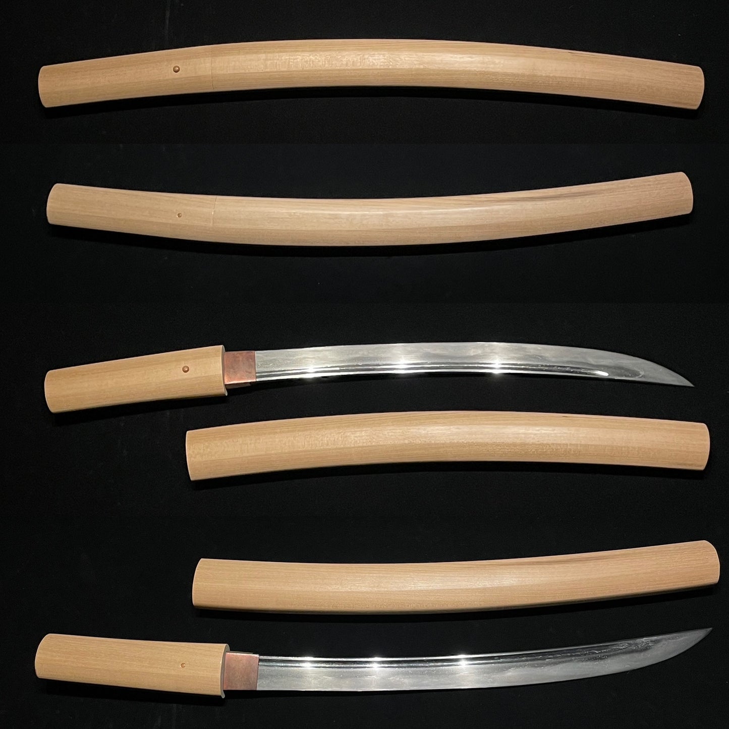 KOTO HIRAUCHI WAKIZASHI, Muromachi period mumei, Hirazukuri blade