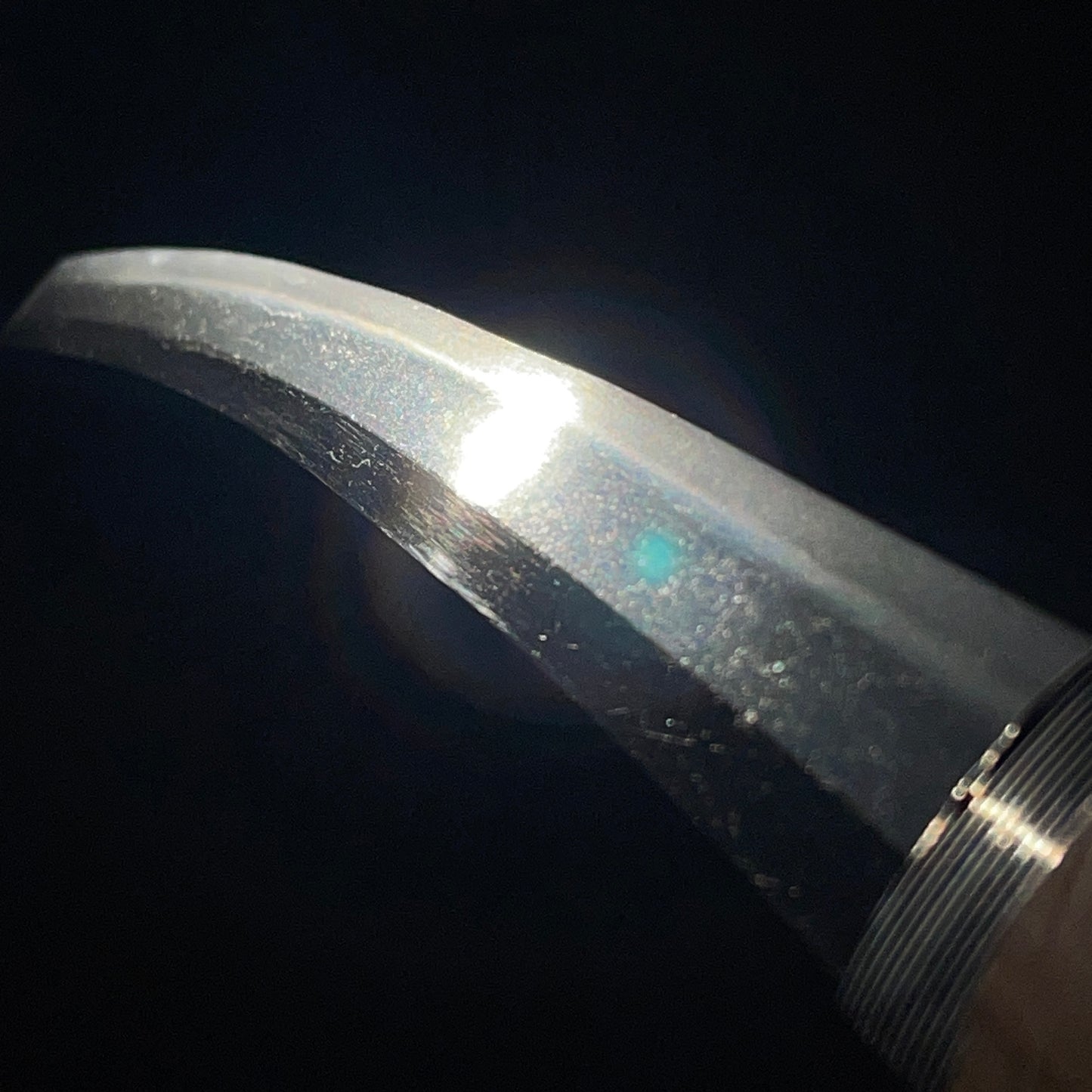 Suguha Long Wakizashi, Thick blade, Edo period mumei