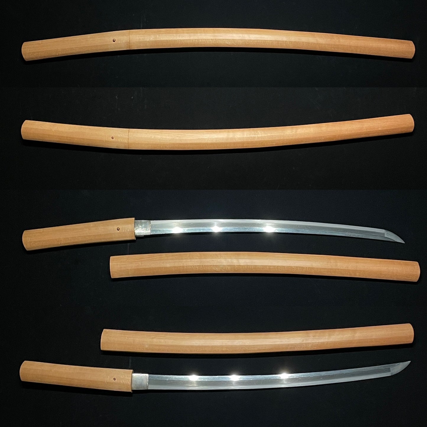 Suguha Long Wakizashi, Thick blade, Edo period mumei